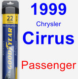 Passenger Wiper Blade for 1999 Chrysler Cirrus - Assurance