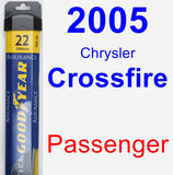 Passenger Wiper Blade for 2005 Chrysler Crossfire - Assurance