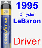 Driver Wiper Blade for 1995 Chrysler LeBaron - Assurance