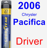 Driver Wiper Blade for 2006 Chrysler Pacifica - Assurance