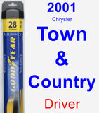 Driver Wiper Blade for 2001 Chrysler Town & Country - Assurance