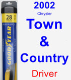 Driver Wiper Blade for 2002 Chrysler Town & Country - Assurance