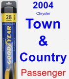 Passenger Wiper Blade for 2004 Chrysler Town & Country - Assurance
