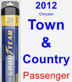 Passenger Wiper Blade for 2012 Chrysler Town & Country - Assurance