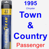 Passenger Wiper Blade for 1995 Chrysler Town & Country - Assurance