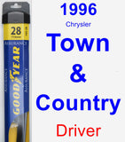 Driver Wiper Blade for 1996 Chrysler Town & Country - Assurance