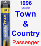Passenger Wiper Blade for 1996 Chrysler Town & Country - Assurance