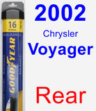 Rear Wiper Blade for 2002 Chrysler Voyager - Assurance
