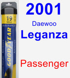 Passenger Wiper Blade for 2001 Daewoo Leganza - Assurance