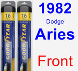 Front Wiper Blade Pack for 1982 Dodge Aries - Assurance