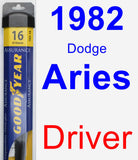 Driver Wiper Blade for 1982 Dodge Aries - Assurance