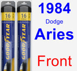 Front Wiper Blade Pack for 1984 Dodge Aries - Assurance