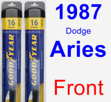 Front Wiper Blade Pack for 1987 Dodge Aries - Assurance