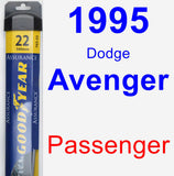 Passenger Wiper Blade for 1995 Dodge Avenger - Assurance