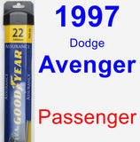 Passenger Wiper Blade for 1997 Dodge Avenger - Assurance