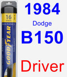 Driver Wiper Blade for 1984 Dodge B150 - Assurance