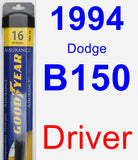 Driver Wiper Blade for 1994 Dodge B150 - Assurance