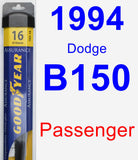 Passenger Wiper Blade for 1994 Dodge B150 - Assurance