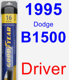 Driver Wiper Blade for 1995 Dodge B1500 - Assurance