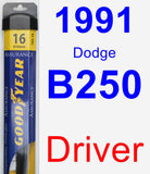 Driver Wiper Blade for 1991 Dodge B250 - Assurance