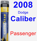 Passenger Wiper Blade for 2008 Dodge Caliber - Assurance