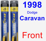 Front Wiper Blade Pack for 1998 Dodge Caravan - Assurance