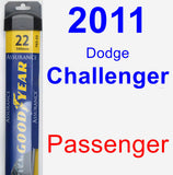 Passenger Wiper Blade for 2011 Dodge Challenger - Assurance