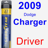 Driver Wiper Blade for 2009 Dodge Charger - Assurance