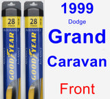 Front Wiper Blade Pack for 1999 Dodge Grand Caravan - Assurance