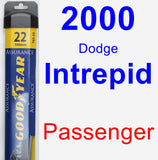 Passenger Wiper Blade for 2000 Dodge Intrepid - Assurance