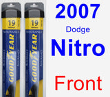 Front Wiper Blade Pack for 2007 Dodge Nitro - Assurance