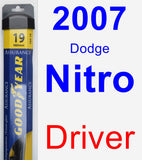 Driver Wiper Blade for 2007 Dodge Nitro - Assurance