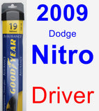 Driver Wiper Blade for 2009 Dodge Nitro - Assurance