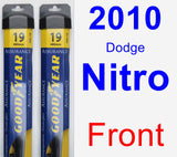 Front Wiper Blade Pack for 2010 Dodge Nitro - Assurance