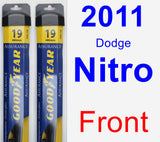 Front Wiper Blade Pack for 2011 Dodge Nitro - Assurance