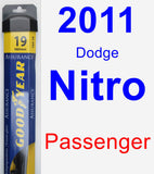 Passenger Wiper Blade for 2011 Dodge Nitro - Assurance