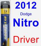 Driver Wiper Blade for 2012 Dodge Nitro - Assurance