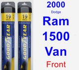 Front Wiper Blade Pack for 2000 Dodge Ram 1500 Van - Assurance