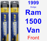 Front Wiper Blade Pack for 1999 Dodge Ram 1500 Van - Assurance