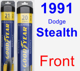 Front Wiper Blade Pack for 1991 Dodge Stealth - Assurance