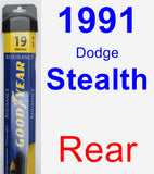 Rear Wiper Blade for 1991 Dodge Stealth - Assurance