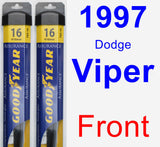 Front Wiper Blade Pack for 1997 Dodge Viper - Assurance