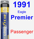 Passenger Wiper Blade for 1991 Eagle Premier - Assurance