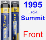 Front Wiper Blade Pack for 1995 Eagle Summit - Assurance