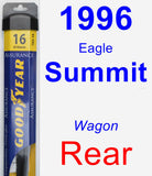 Rear Wiper Blade for 1996 Eagle Summit - Assurance