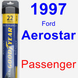 Passenger Wiper Blade for 1997 Ford Aerostar - Assurance