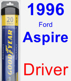 Driver Wiper Blade for 1996 Ford Aspire - Assurance