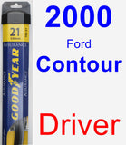 Driver Wiper Blade for 2000 Ford Contour - Assurance