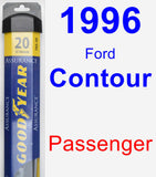 Passenger Wiper Blade for 1996 Ford Contour - Assurance