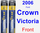 Front Wiper Blade Pack for 2006 Ford Crown Victoria - Assurance